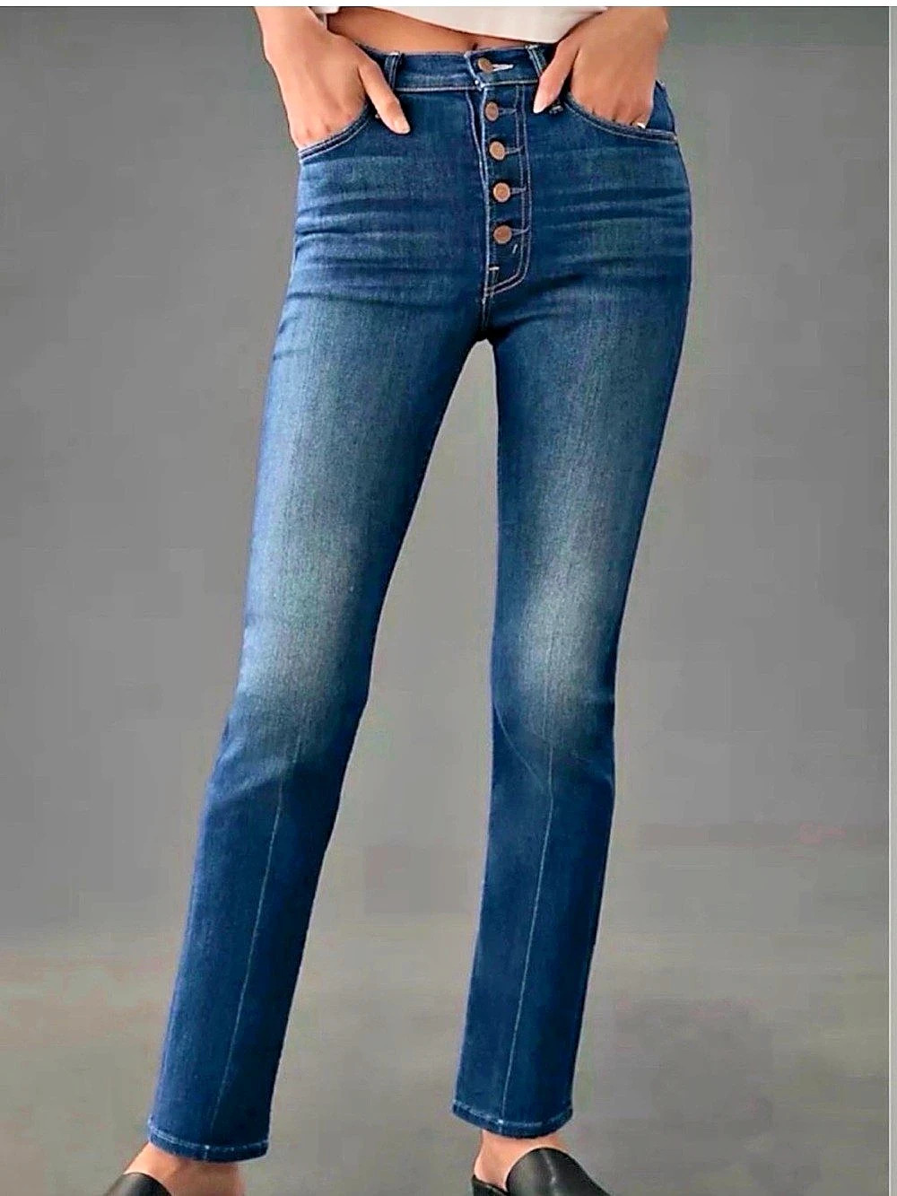 Mother The Pixie Rider Ankle Jeans in Blue Waist 33  (NWOT)